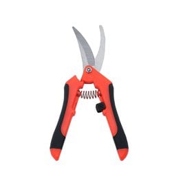 ハンドルがすべりにくい！カーブ刃 剪定はさみ SV-6711