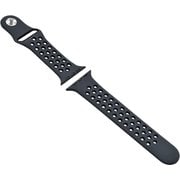 RBLAW4402KK [Apple Watch 42/44mm用 シリコンベルト スポーツタイプ BK×BK]