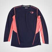 MD321 [BM・DRY スムースエアーメッシュ ロングスリーブ 2XL ネイビー]