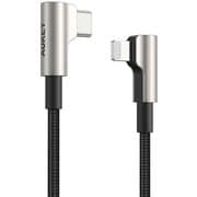 USB Type-C to Lightningケーブル Impulse Braided 90°充電/転送 MFi認証 PD（パワーデリバリー）対応 1m ブラック CB-CL09-BK