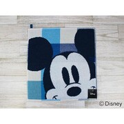 Disney チェッカーボード+2 ウォッシュタオル 34cm×35cm ネイビー 38-1111080NB