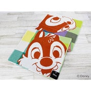 Disney チェッカーボード+2 フェイスタオル 34cm×80cm グリーン 38-1112160G