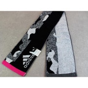 adidas カモフラ タオルマフラー 15cm×110cm ブラック 06-1195100BK