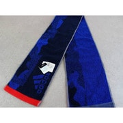 adidas カモフラ タオルマフラー 15cm×110cm ネイビー 06-1195100NB