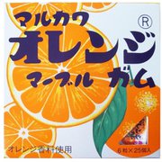 ビッグサイズオレンジマーブルガム 6粒×25個