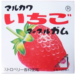 ビッグサイズいちごマーブルガム 6粒×25個