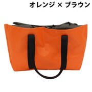 byCoior(バイカラー)レジカゴバック オレンジ×ブラウン