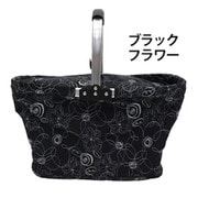 （新）ピクニック保冷バック 30L ブラックフラワー