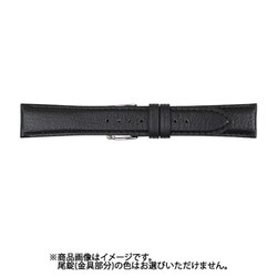 BCA060AN [時計バンド 牛革 ウォッシャブルベルト 黒 16mm]