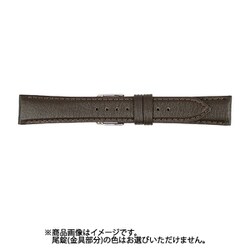 BCA060BR [時計バンド 牛革 ウォッシャブルベルト チョコ 19mm]