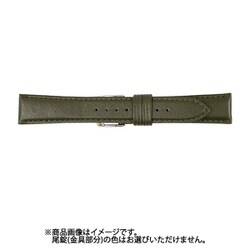 BCA060MR [時計バンド 牛革 ウォッシャブルベルト グリーン 19mm]