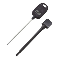 デジタル温度計 料理用 スティックタイプ（デジタル式） 測定範囲：-50～240℃ ホールド機能 マグネット付き 防滴仕様（IPX2） TT-583 ブラウン