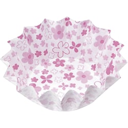 紙カップココケース ヒマワリ 小 小花柄 ピンク（500枚入） XAZ5302