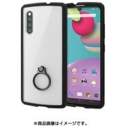 Galaxy A41 用 TOUGH SLIM LITE/フレームカラー/リング付/ブラック PM-G202TSLFCRBK
