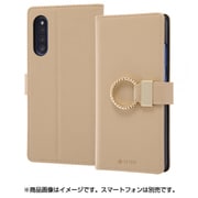 Galaxy A41 用 手帳型レザーケース TETRA リング付 モカ RT-GA41TBC5/M