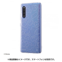 Galaxy A41 用 TPUソフトケース キラキラ ディズニーキャラクター ミッキー RT-DGA41A/MKM