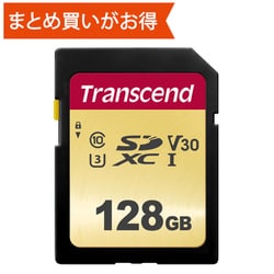 SDXCカード 128GB Class10 UHS-I U3 V30 最大読込95MB/s 最大書込45MB/s TS128GSDC500S