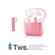 完全ワイヤレスイヤホン Bluetooth対応 インナー型 ピンク BTW-O550PK