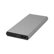 モバイルバッテリー PD18W USB Type-C入出力+QC2.0 USB Type-A出力対応 10000mAh グレー OWL-LPB10011-GY
