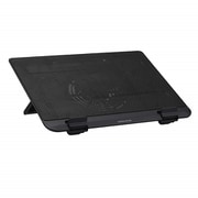 USB接続ノートPCクーラー スチールタイプ1ファン ブラック GH-PCFF1