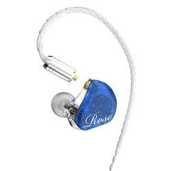 ハイブリッドカナル型イヤホン QT-7 Pro リーフブルー