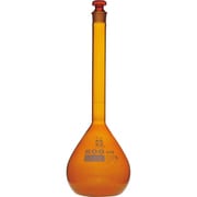 020070-500 [メスフラスコ 茶 スーパーグレード 500mL]