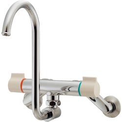 128-111 [2ハンドル混合栓（折りたたみ式）]