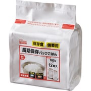 310621 [IRIS 長期保存パックごはん 4袋入（1袋=180g×12食パック）]