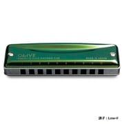 10穴ハーモニカ OLIVE Low-F調 C-20LowF