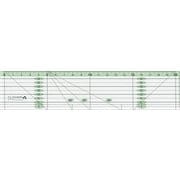 57-925 [クロバー パッチワーク定規 カラーライン20cm]