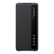 Galaxy S20 Ultra 5G 専用 CLEAR VIEW COVER BLACK EF-ZG988CBEGJP