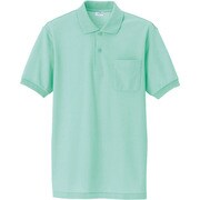 861-010-5L [半袖ポロシャツ（男女兼用） ブラック 5L]