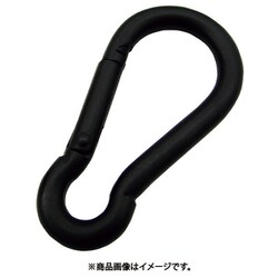 ステンレス スナップフックB型 黒色塗装 線径5mm 長さ53mm B-2837