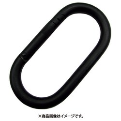 ステンレス カラビナ（環無） 黒色塗装 線径10mm 長さ90mm B-2849