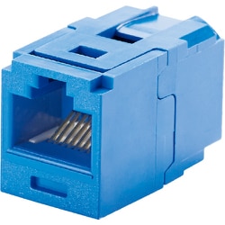 CC688BU [カテゴリ6 JJアダプタ（RJ45中継用ジャック） 青]