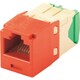 CJT688TGRD [カテゴリ6 RJ45モジュラージャック UTP 28・30AWG TGタイプ 赤]