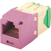 CJT688TGVL [カテゴリ6 RJ45モジュラージャック UTP 28・30AWG TGタイプ 紫]