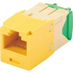 CJT688TGYL [カテゴリ6 RJ45モジュラージャック UTP 28・30AWG TGタイプ 黄]