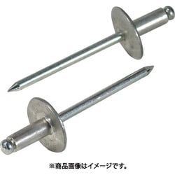 ブラインドリベット・ラージフランジ エコパック アルミニウム/スティール 6-14 （8本入） NSA614LFMP