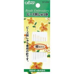 クロバー ビ-ズ刺しゅう針 細取合わせ 57-228