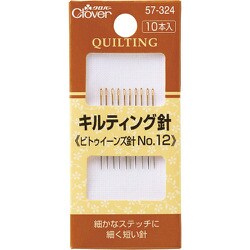 クロバー キルティング針 No.12 57-324