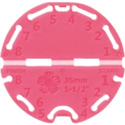 57-460 [クロバー つまみ細工プレート丸ひだつまみSS]