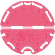 57-460 [クロバー つまみ細工プレート丸ひだつまみSS]