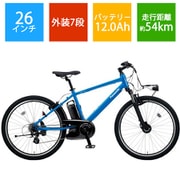 電動スポーツバイク Hurryer（ハリヤ） 26型 外装7段変速 フラッシュアクア BE-ELH342AV