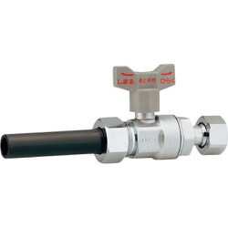 653-720-20 [逆止弁つきボール止水栓（HIシュモク・片ナットつき）]