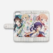 ご注文はうさぎですか？ 手帳型スマホケース ココア&リゼ&千夜&シャロ iP6&7&8 [キャラクターグッズ]