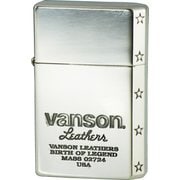 ライター vanson×GEAR TOP ロゴデザイン V-GT-05 シルバー