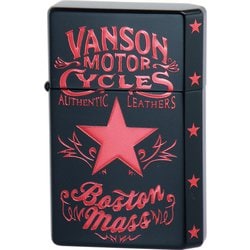 ライター vanson×GEAR TOP スターデザイン V-GT-08 ブラック