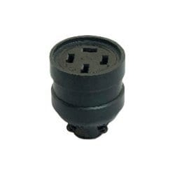 平刃形コードコネクタボディ白 7114GNIV