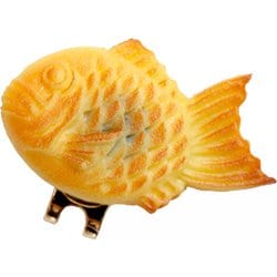 MK0243 [こぢんまり工房 食品サンプル 寿司 たい焼き 日本製 台座付き]